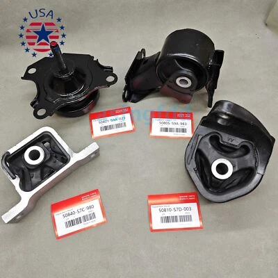 New ！4× Engine Motor & Trans Mount Fits For 2002-2006 Honda CR-V 2.4L Automatic - Image 1 of 4