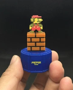 Nintendo Super Mario Bros Pepsi Twist Bottle Cap Figure #1. MARIO STAND RARE !! - Picture 1 of 6