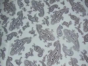 Vintage Paisley Baumwollstoff Quilten 1930er 1940er 34" L x 35" B - Bild 1 von 3