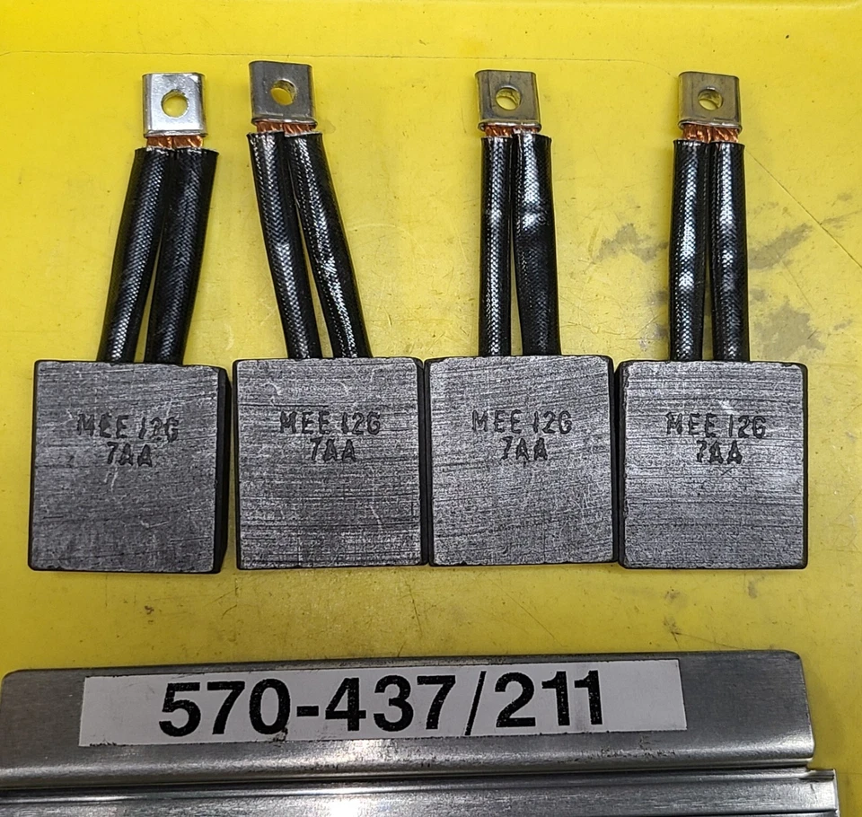 OEM Raymond 570-437/211 Cepillo, Juego de Motor (Cantidad 1 = 4 Cepillos) (MEE12G | 7AA) Foto 1 de 1