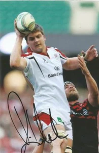 ULSTER RUGBY UNION: IAIN HENDERSON SIGNED 6x4 ACTION PHOTO+COA - Picture 1 of 1