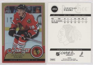 2008-09 O-Pee-Chee Rainbow Foil Jonathan Toews #494