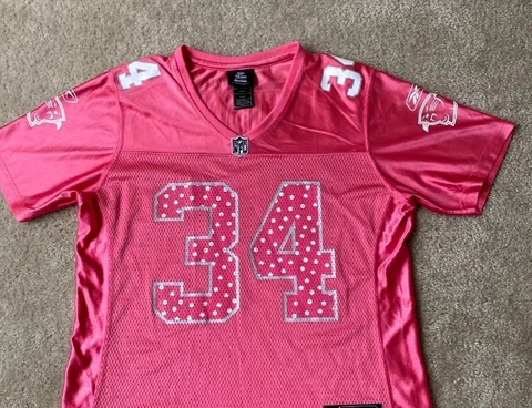 DeAngelo Williams Women's Poster Pink Carolina Panthers Jersey Size Small C Cover