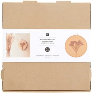 Rico Design Punch Needle Pack Velo Hierba Ø21,5 cm Decoración de Pared DIY Anillo - Imagen 1 de 3