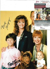 Paul Fusco & Benji Gregory Authentic Signed 8x10 Photo Autograph, Alf, JSA COA