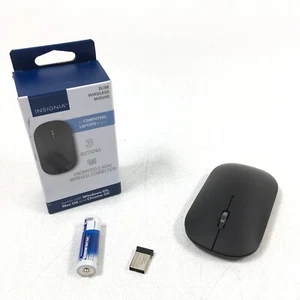Insignia - Wireless Optical 3-Button Mouse - Black NS-PM2SK3B23 - Picture 1 of 6
