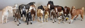 Schleich Horse Collection Lot (17) - Retired - Stallion Mare Colt Fawn Unicorn - Picture 1 of 9