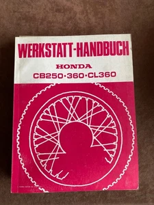 Werkstatt Handbuch Shop Manual CB250 CB360 CL360 1974 - Picture 1 of 1