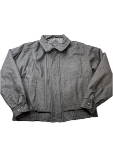 DP Explorer Wool Blend Gray Coat Winter Jacket Mens Sz L Casual Business Travel - Picture 1 of 7