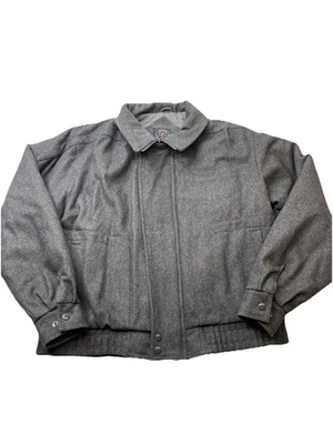 DP Explorer Wool Blend Gray Coat Winter Jacket Mens Sz L Casual Business Travel - Image 1 of 4