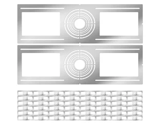 New Construction Mounting Plate, 2-3-3.75-4-5-6 Inch, LED Recessed Lighting Hous - Picture 1 of 8