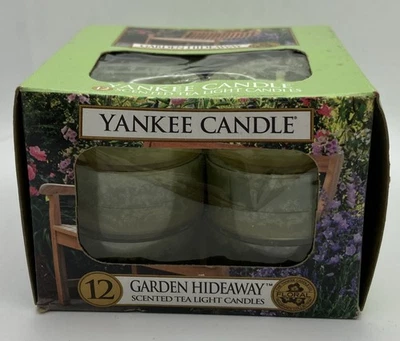 Yankee Candle Garden Hideaway Perfumado Aposentado 12 Tealights Nova Caixa Aberta Floral - Imagem 1 de 4
