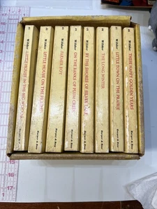 Vintage 1971 Laura Ingalls Wilder's Little House Books Box Set 1-8 Harper & Rowe - Imagen 1 de 15