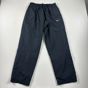 Nike Windbreaker Track Pants Men Large Black Lined Active Training Gym - Picture 1 of 9
