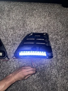 2014 Ford Mustang White LED Fog Lights – Lower Bumper Pair (Custom) - Picture 1 of 10