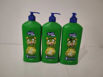 Jabón corporal y cabello Suave Kids 3 en 1 Silly Apple 18 fl oz cada uno (paquete de 3) Foto 1 de 2