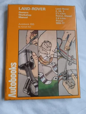 Auto books Land Rover 2,2A,3,21/4 L Petrol, Diesel 2.6l, 1959-77 - Image 1 of 4
