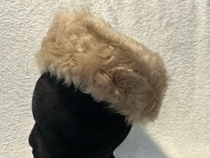 Sombrero pastillero vintage Topp’s piel de cordero moda para mujer piel de cordero genuina - Imagen 1 de 19