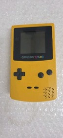 Nintendo Game Boy Color CGB-001 Yellow No Battery Cover (Tested & Clean)
