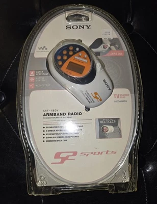 Sony S2 Sports  Radio SRF-M80V TV Weather FM AM Radio Vintage New *Damaged Box* - Image 1 of 4