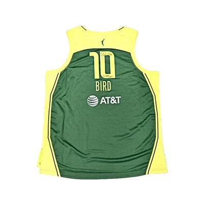 Sue Bird Storm Autographed Signed Inscribed Nike Yellow/Green Jersey Steiner CX - Image 1 of 3