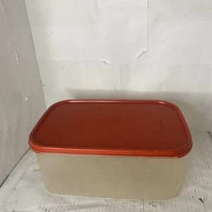 Vintage Tupperware #1609 Modular Mates 18-Cup 2 Red Seal #1610 Made In USA - Picture 1 of 5