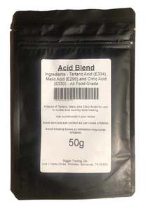 Acid Blend 50g Pouch For Making Country Wines and Cordials Homebrew Bigger Jugs - Picture 1 of 1