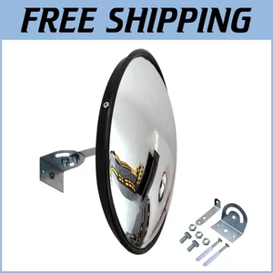 Espejo de seguridad convexo de 18 pulgadas - Ideal para seguridad de negocios, garaje y oficina - Imagen 1 de 9