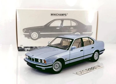 Minichamps 1: 18 比例宝马 535i Sedan(E34)1988(浅蓝色金属色)5er/5 系列 — 第 1/4 张图片