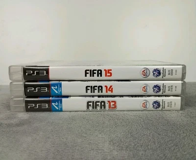 FIFA Video Game Bundle PlayStation 3 (PS3) 13 14 15 2013 2014 2015 - Image 1 of 4