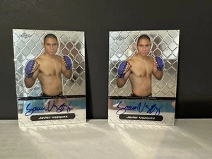 Javier Vazquez 2X LOT Rookie Card Autos 2011 Leaf Metal MMA Autograph FREE SHIP - Picture 1 of 1