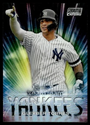2021 Topps Finest Flashbacks Gleyber Torres New York Yankees #15 - Image 1 of 2