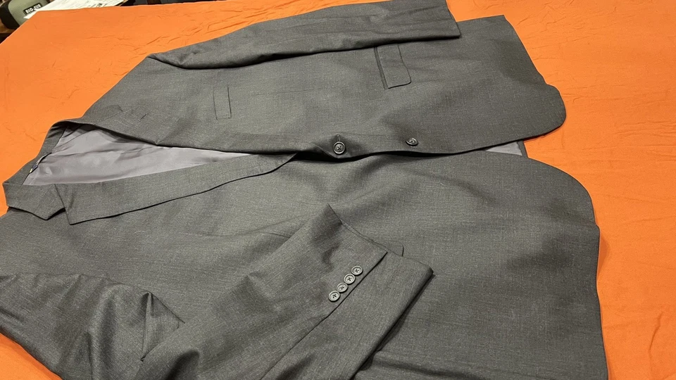 Traje Brooks Brothers Estrato Trabaldo Togna 1840 Gris Para Hombre 60R 55W GRANDE Y ALTO Foto 1 de 4