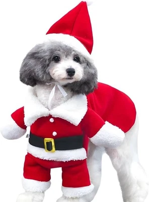 Disfraz de Papá Noel de Navidad traje para perro/gato pequeño - tamaño: pequeño Foto 1 de 4