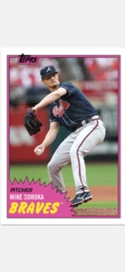 2019 TOPPS TBT 81-82 BBALL SET #48 ROOKIE KARTE ATLANTA BRAVES MIKE SOROKA #287 - Bild 1 von 1