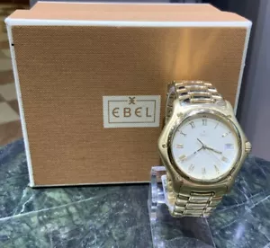 Ebel 1911 HerrenArmbanduhr Quarz Gelbgold 40mm 146,93g. Box Papiere 1993 - Bild 1 von 9