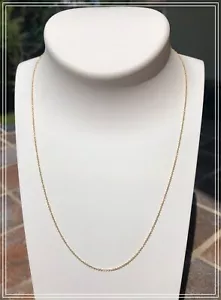 Goldkette Halskette - feine Ankerkette - Silber 925 - vergoldet - Bild 1 von 3