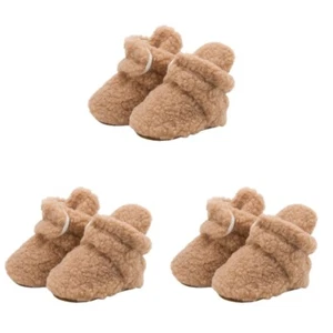 Baby Infant Prewalker Coral Fleece Baby Shoes Baby Non Booties - Picture 1 of 12