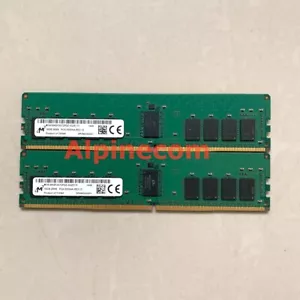 ✅ Micron RDIMM 2x 16GB (32GB) DDR4 3200 MTA18ASF2G72PDZ-3G2 Server Memory RAM - Picture 1 of 1