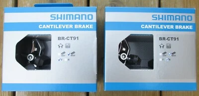 SHIMANO CT91 CANTILEVER Altus & Link Wire Brake Caliper, Silver Rear or Front - Image 1 of 3