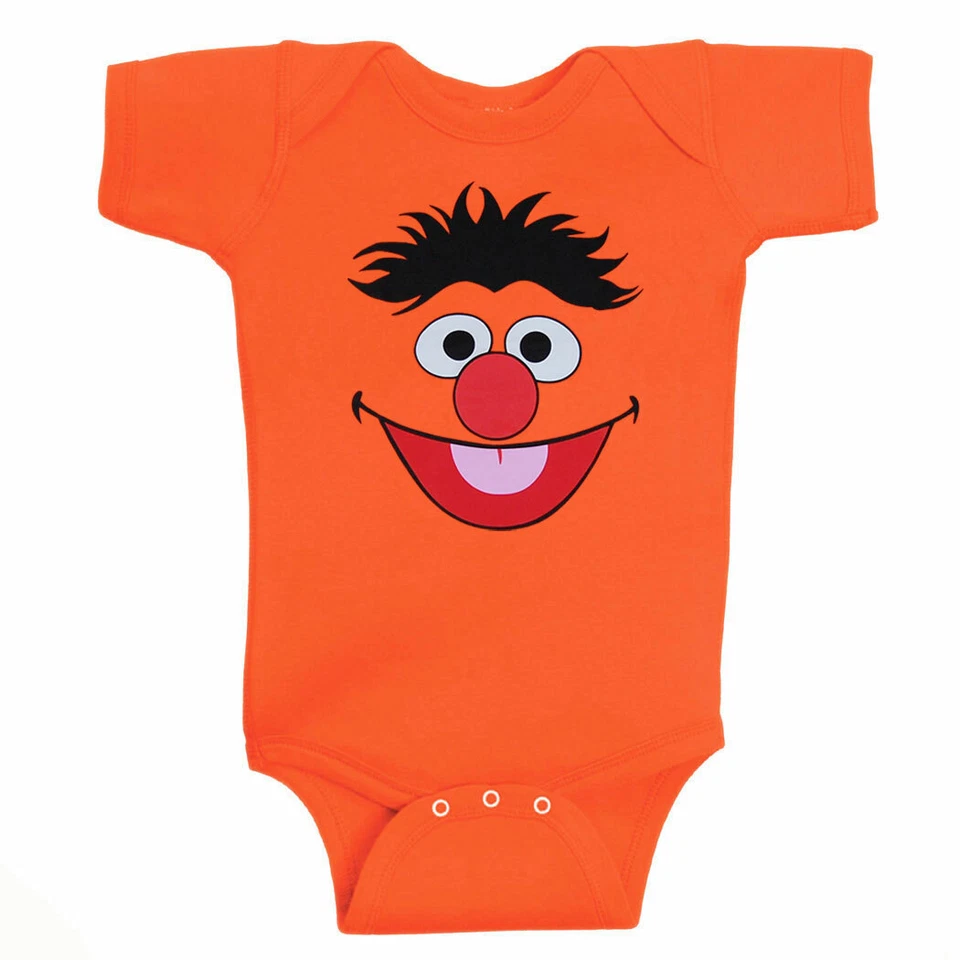 Traje corporal Sesame Street Ernie infantil mameluco enredadera Foto 1 de 1