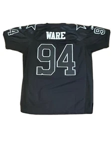 Dallas Cowboys Throwback Demarcus Ware Reebok Jersey Rare Blackout Size 52 - Picture 1 of 4
