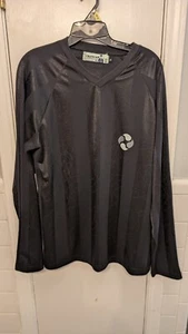 Burton Snowboards Vintage BLACK Performance Shirt Men’s XL Size Y2k 90s - Picture 1 of 14