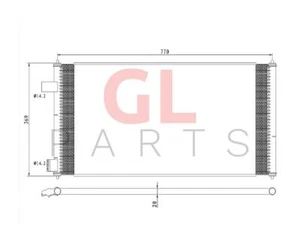 Air Condenser A/C Radiator FOR FORD TRANSIT CONNECT C170 DIESEL 2003-2006 - Picture 1 of 6