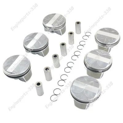 Pistons & Rings Set Φ88mm For Mercedes-Benz C300 E280 E300 S300 2.5L 3.0L M272 - Image 1 of 4