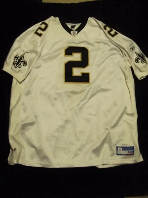 Camiseta Reebok Saints Aaron Brooks Road On Field Home Talla 3XL (56) ¡NUEVA SIN ETIQUETAS! Foto 1 de 4