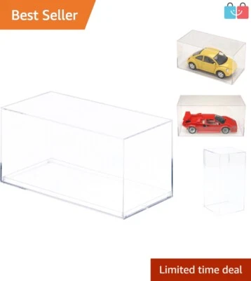 8" x 3.75" x 3.5" Clear Display Case - Protects and Showcases Models & Figurines - Image 1 of 4