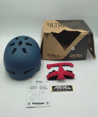 REKD ‎RKD259 Ultralite In Mold Helm matt Ultraliteblau 53-56cm S/M 295g Skateboa - Bild 1 von 4