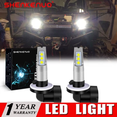Novas lâmpadas de faróis de LED para ATV Polaris Ranger XP 500 700 800 900 1000 2007-2018 - Imagem 1 de 4