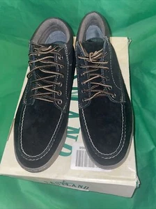 Eastland Aurora Lace Oxford Ankle High Black Suede Shoes - Picture 1 of 11
